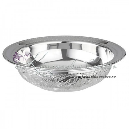 Детская тарелка серия Лайт 999 пробы на 340 мл 