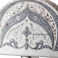 Салфетница с чернением , арт №6456