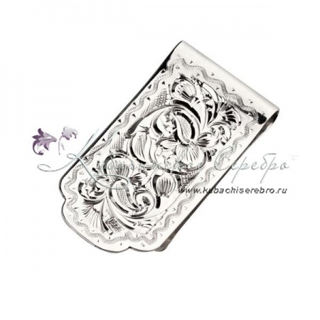 Зажим для денег без черни 