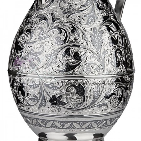 Кувшин ручной работы с чернением на 1650 мл, арт №2052 Кувшин ручной работы с чернением на 1650 мл