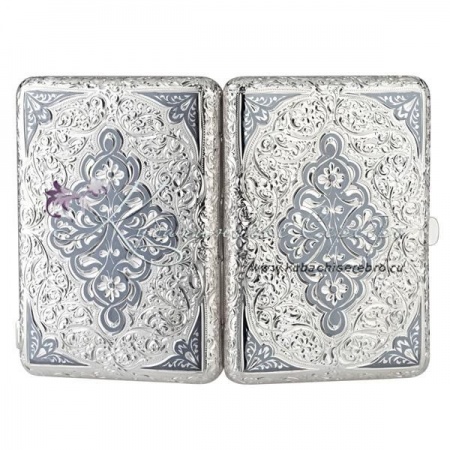Портсигар серебряный 