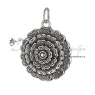 Кулон серебряный "Роза" (Новинка) 8130 