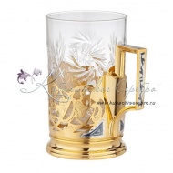 Подстаканник с позолотой, арт №8187