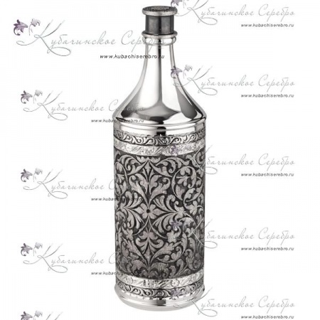 Серебряная бутылка, в музейном исполнении на 480 мл (Новинка)