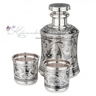 Набор с чернением "Кубачи"на 2 персоны  2402 