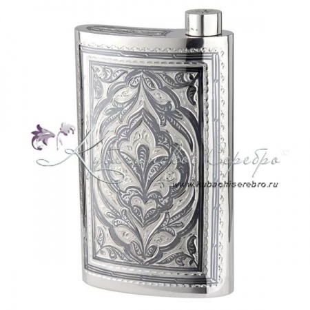 Фляга с чернением на 340 мл 