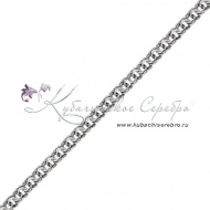 Серебряный браслет, ширина 8 мм, арт №9917