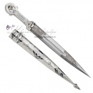 Кинжал серебряный, 41 см 5023 