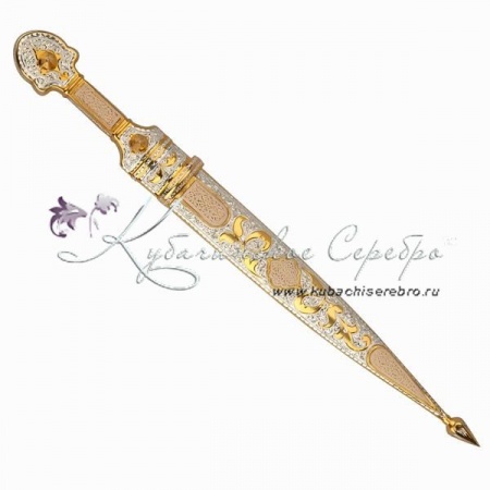 Кинжал с позолотой, 40,5 см