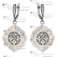 Серьги из серебра 6727/1
