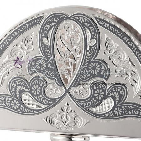 Салфетница с чернением , арт №6447 Салфетница с чернением