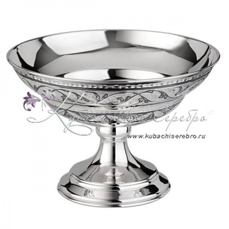 Конфетница с чернением