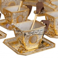 Чайный сервиз на 6 персон в авторском исполнении! , арт №8419