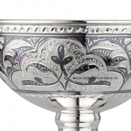 Конфетница с чернением , арт №6854