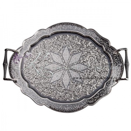 Большой поднос Black series с ручками 