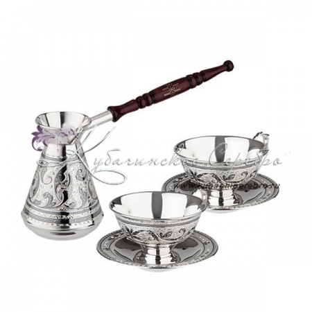 Кофейный набор Кубачи на 2 персоны 