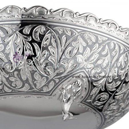 Ваза серебряная серия Жасмин 