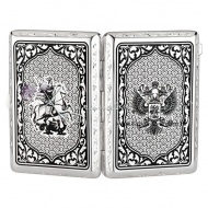 Портсигар серия "Россия & Георгий победоносец"  3169