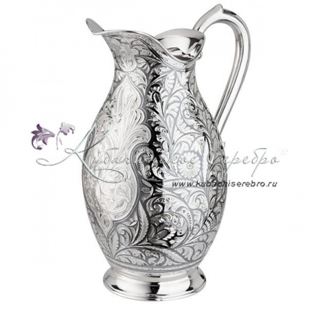 Кувшин без крышки с чернью на 1430 мл , арт №4425  Кувшин без крышки с чернью на 1430 мл