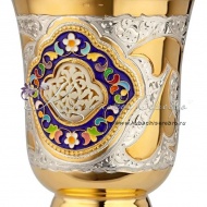 Стакан с горячей эмалью на 140 мл , арт №6617