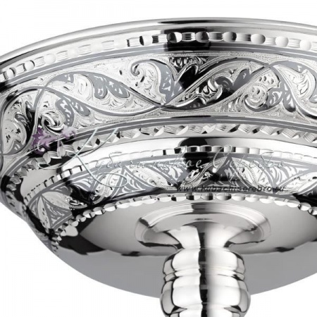 Конфетница с чернением