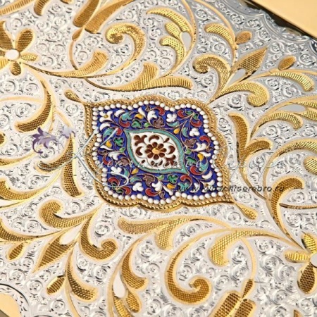 Поднос с горячей эмалью 