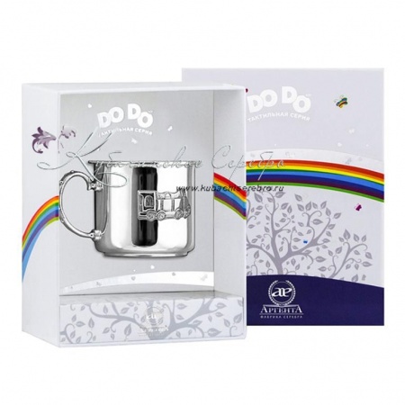 Тактильная кружка  Тактильная кружка Паровозик