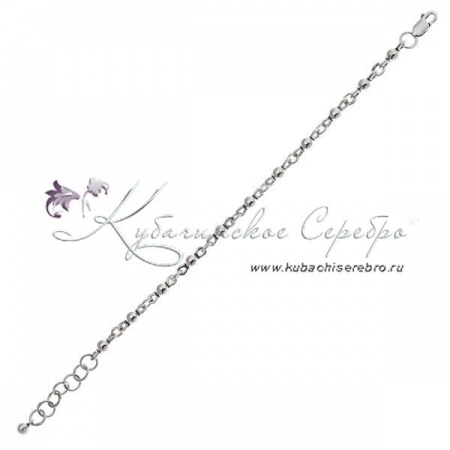 Серебряный браслет Шар