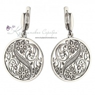 Серьги со сквозными узорами (Новинка) 3269 