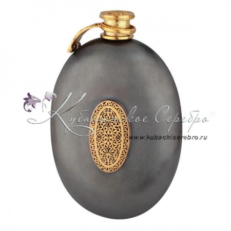 Фляга Black series с выпиленной вставкой на 440 мл 