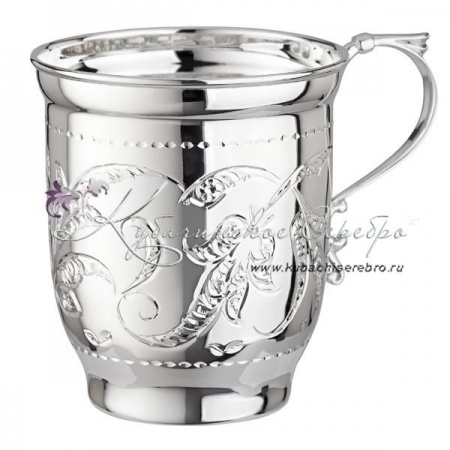 Кружка из серебра 999 пробы на 290 мл 