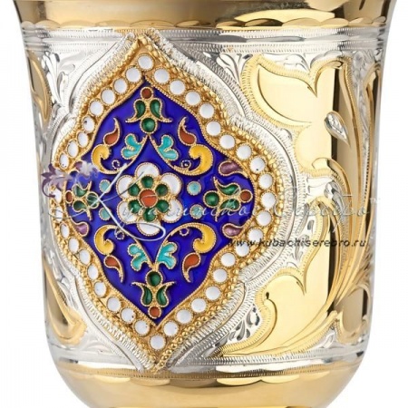 Стакан с горячей эмалью на 170 мл , арт №6196 Стакан с горячей эмалью на 170 мл