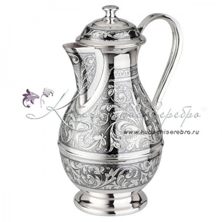 Кувшин с чернением, сделано в Кубачи! на 750 мл, арт №8483 Кувшин с чернением, сделано в Кубачи! на 750 мл