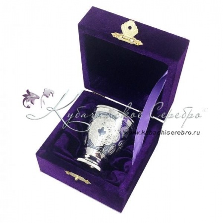 Стопка из серебра на 60 мл , арт №1296 Стопка из серебра на 60 мл