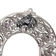 Подкова серебряная на удачу, арт №2516 Тарелка из серебра «Эксклюзив» в Москве