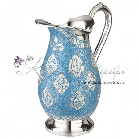 Кувшин Небесный  с холодной эмалью на 1500 мл 