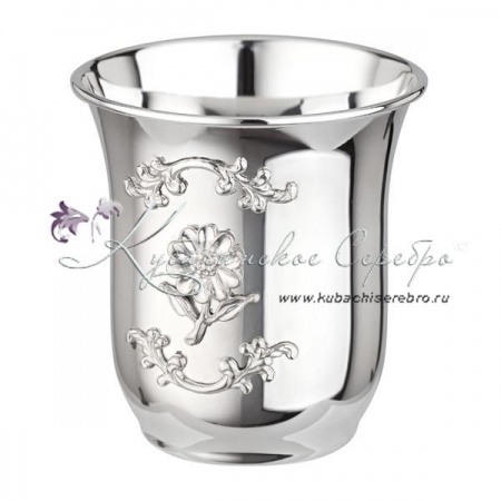 Стакан детский  Стакан детский Цветок 999 пробы на 150 мл
