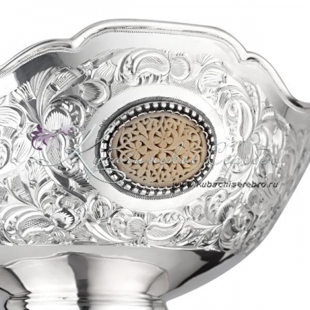 Конфетница ручной работы без чернения