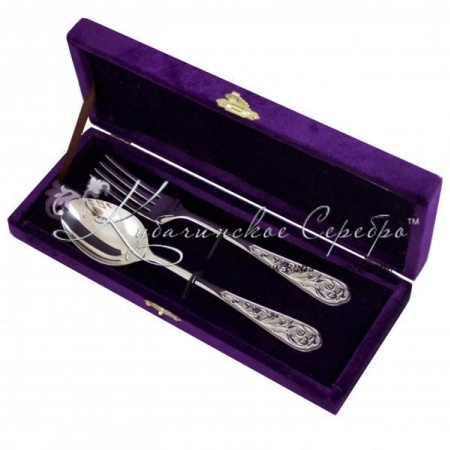 Набор столовых приборов 2 предмета  Набор столовых приборов 2 предмета Кубачи 1
