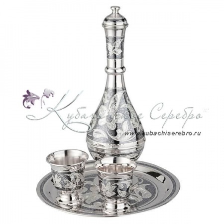 Водочный сервиз в исполнении Люкс на 2 персоны 