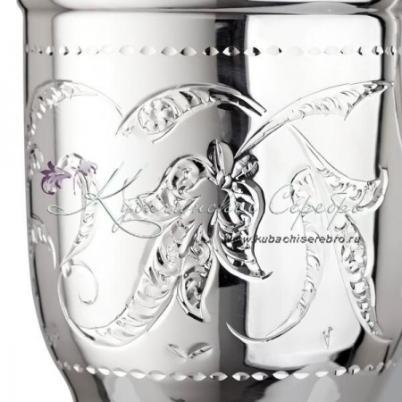 Кружка из серебра 999 пробы на 290 мл 