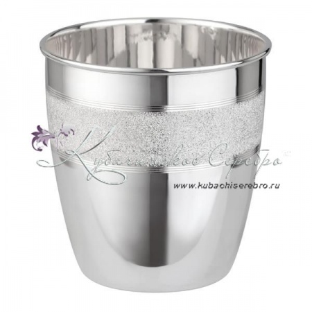 Стакан, алмазная обработка, 999 пробы на 370 мл 