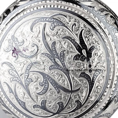 Фляга серебряная на 830 мл 