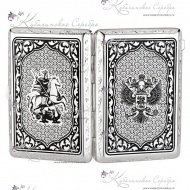 Портсигар серия "Россия & Георгий победоносец"  3169
