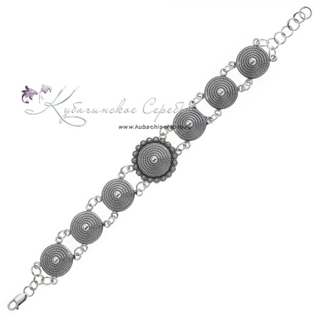 Браслет серебряный