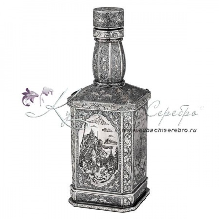 Бутылка для виски Викинг на 770 мл, авторская работа! 