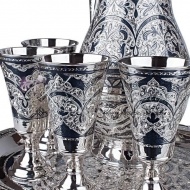 Набор из серебра для сока