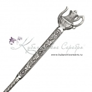 Серебряная ложка для турки «Кофейник», арт №2839
