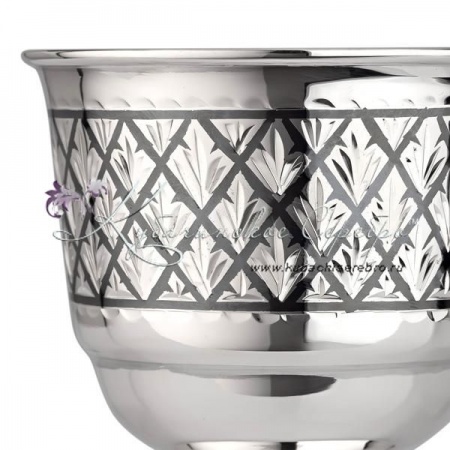 Чашка серебряная Чешуя на 150 мл 