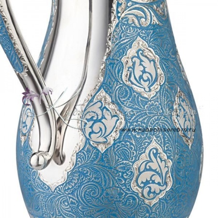 Кувшин Небесный  с холодной эмалью на 1500 мл 